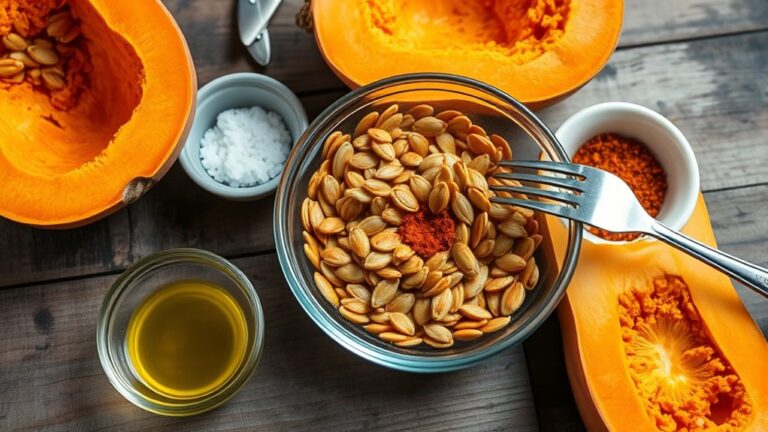 bake crispy pumpkin seeds