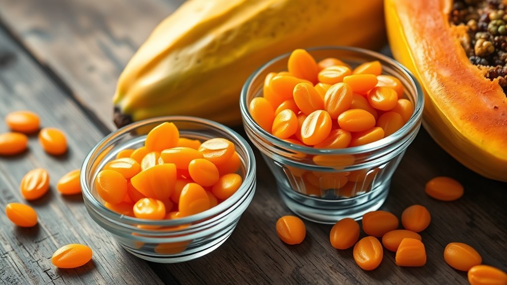 daily papaya seeds intake
