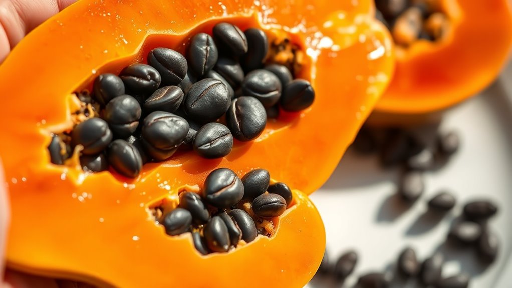 eating papaya seeds safely