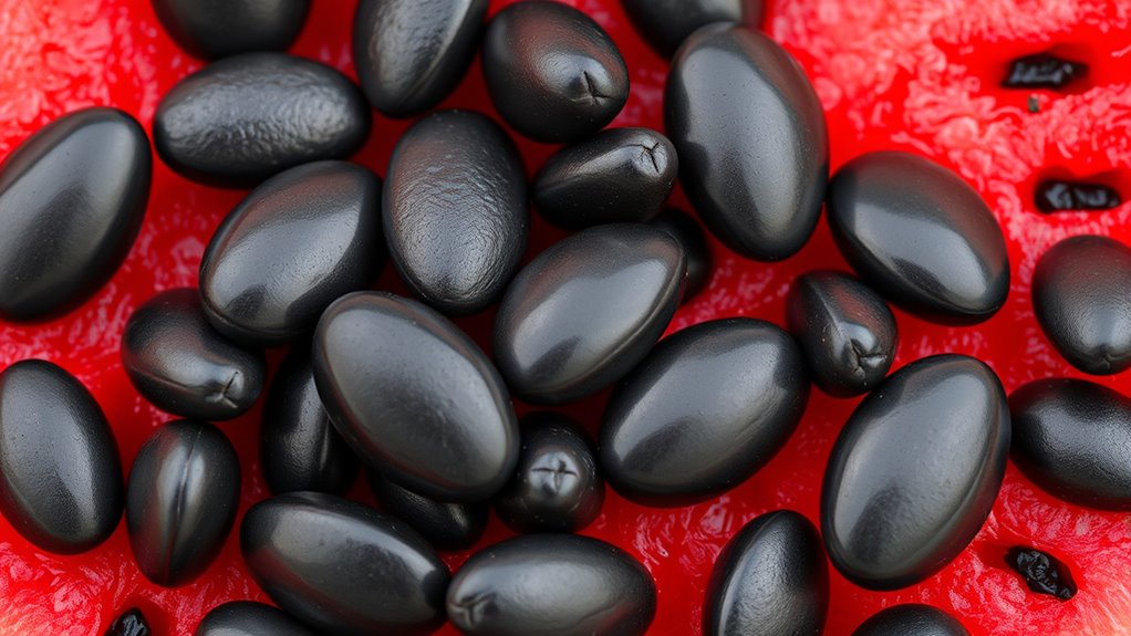 nutrient rich black watermelon seeds