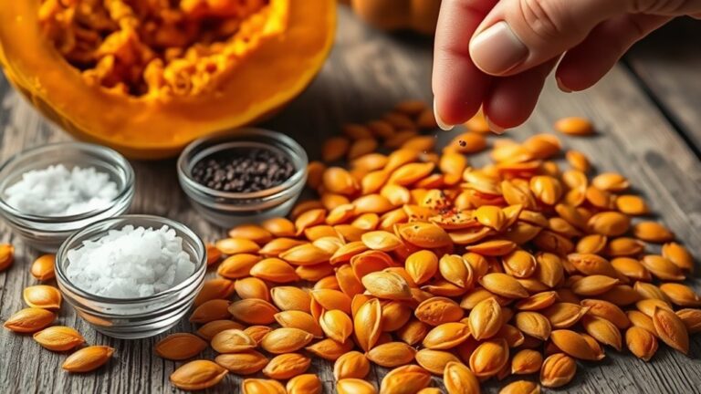 perfectly roasted pumpkin seeds
