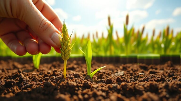 plant seeds water grow