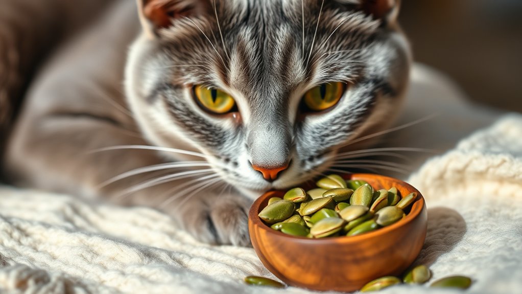 pumpkin seeds healthy for cats
