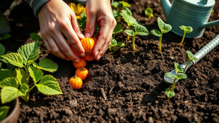 successful pumpkin seed planting