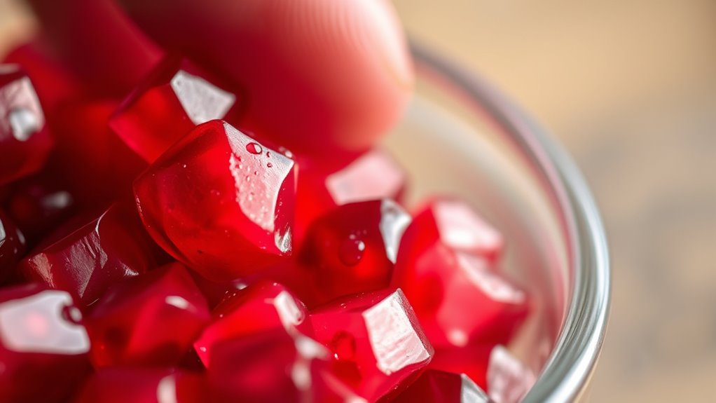 swallowing pomegranate seeds safe